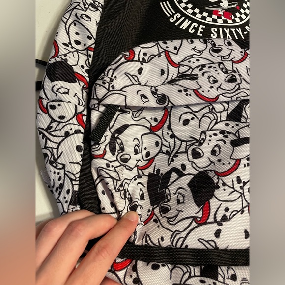 Rare Disney 101 Dalmatian x Vans 2015 Backpack Collaboration Dogs Black White - Picture 14 of 16